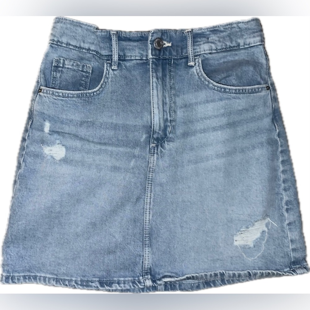 H&M Girls Denim Mini Skirt
